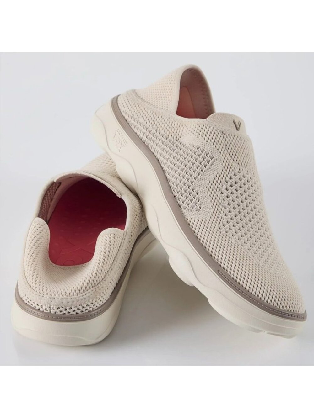 Vionic Sage RX Supportive Recovery Slip On Sneakers Cream Womens 10 Orthotic